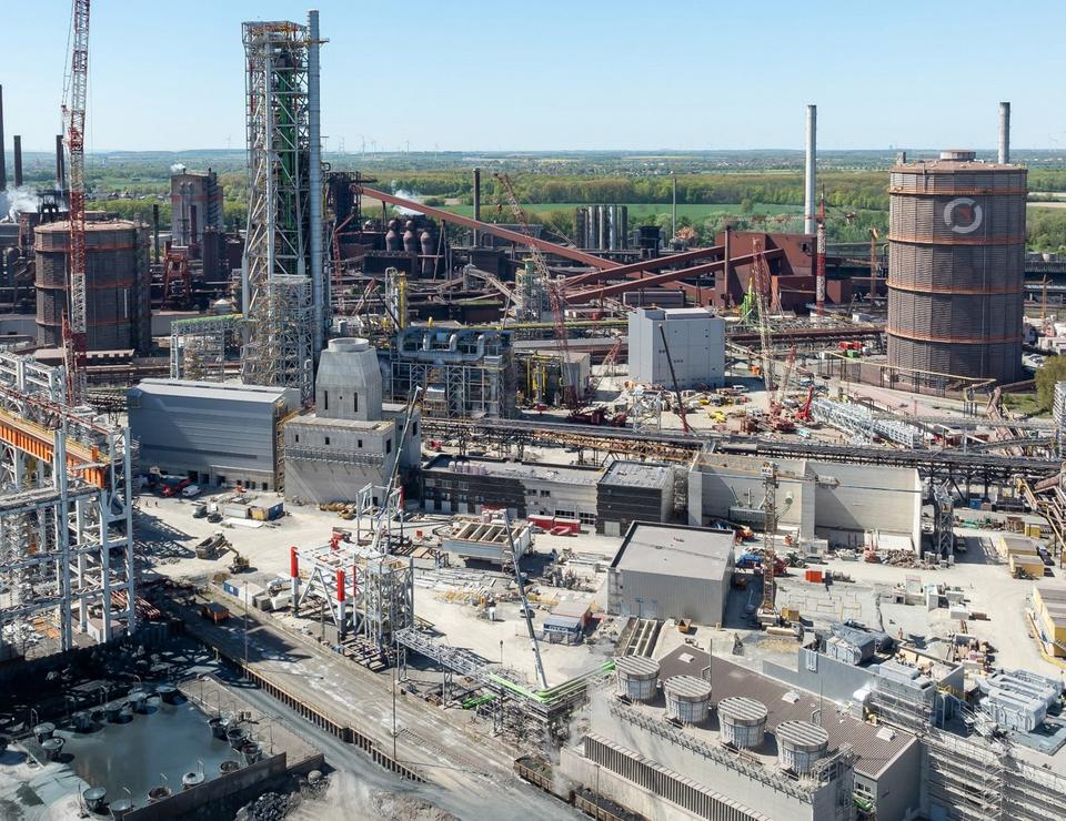 Luftaufnahme der SALCOS® Baustelle in Salzgitter.